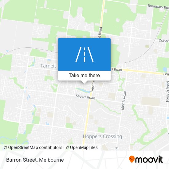 Barron Street map