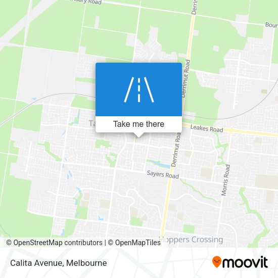 Calita Avenue map
