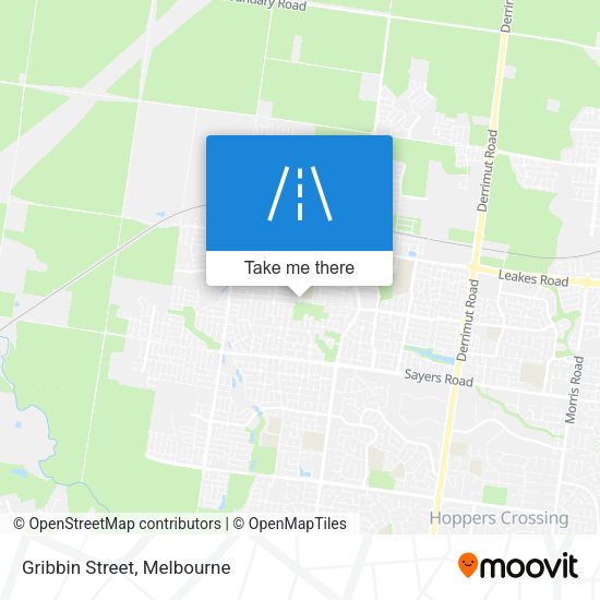 Gribbin Street map