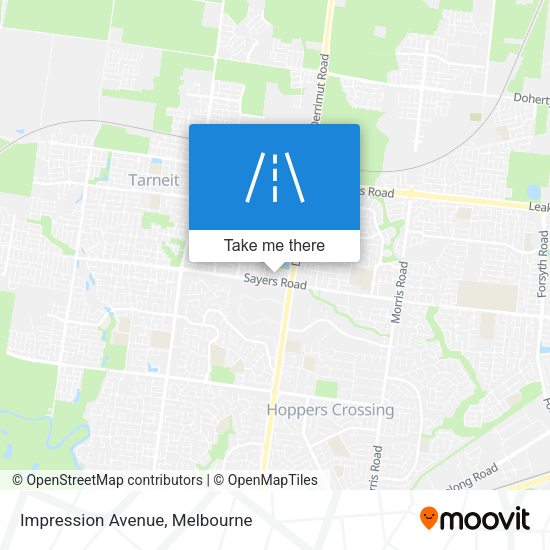 Impression Avenue map