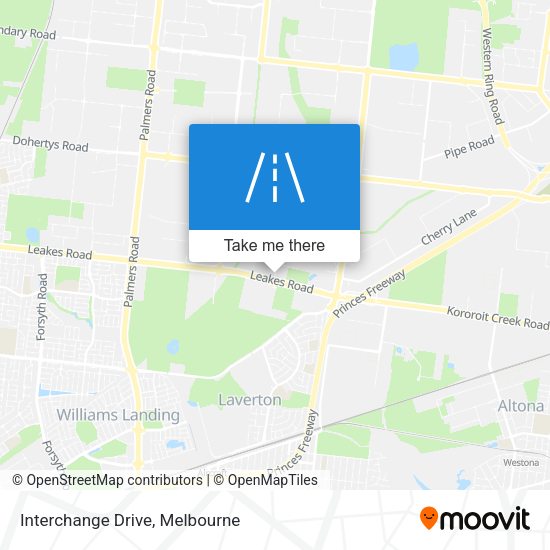 Interchange Drive map