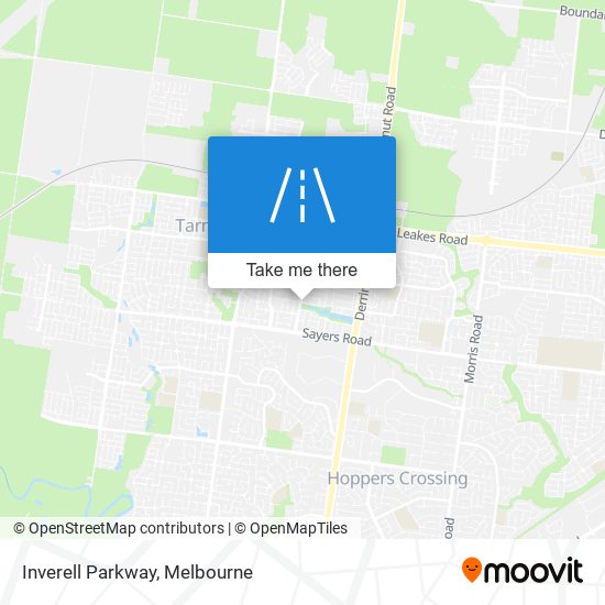 Mapa Inverell Parkway