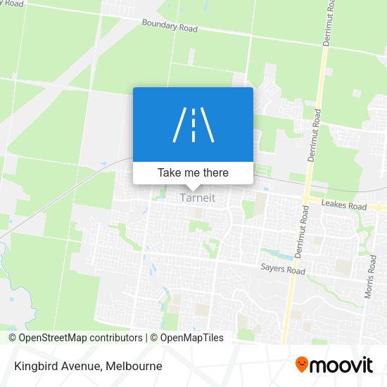Kingbird Avenue map