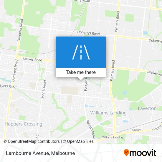 Lambourne Avenue map