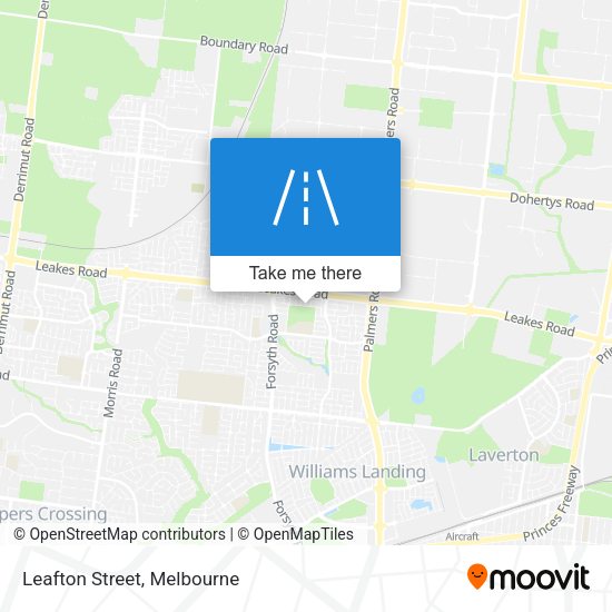 Leafton Street map