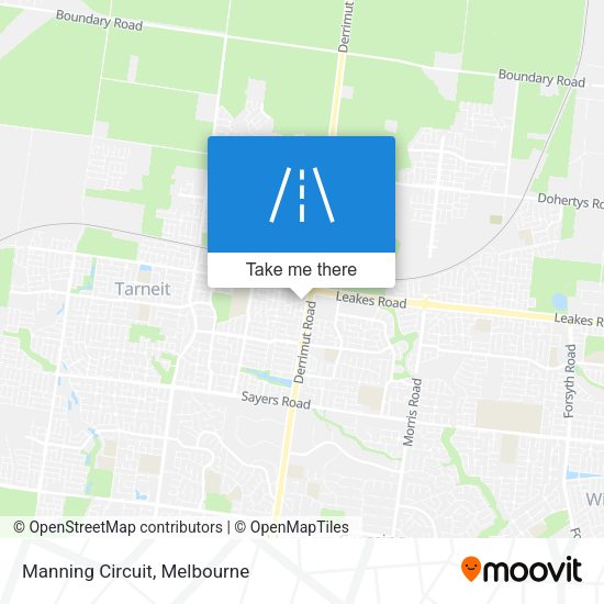 Manning Circuit map