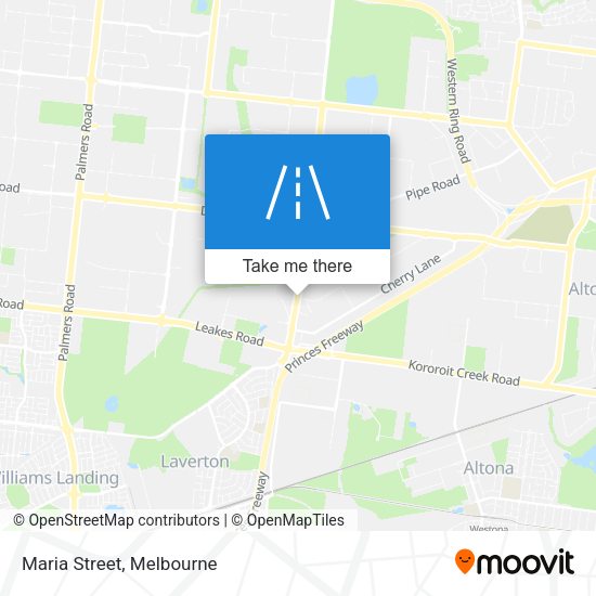 Maria Street map