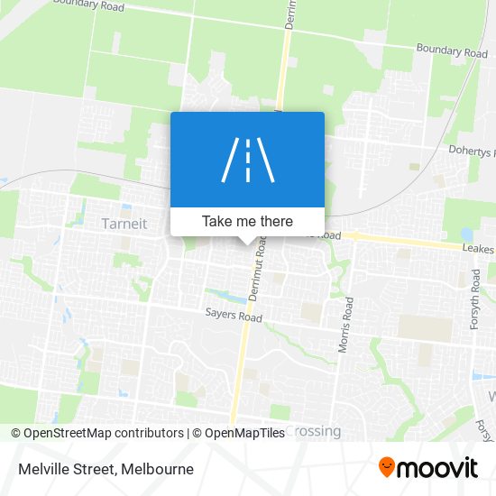 Melville Street map