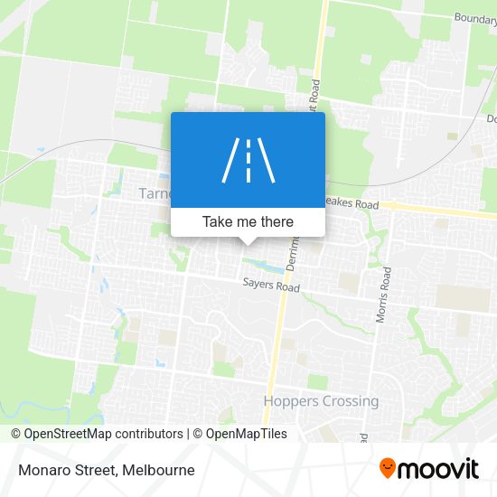 Monaro Street map