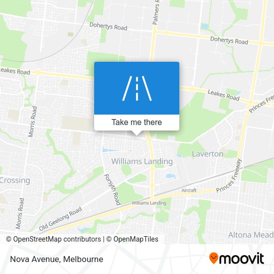 Nova Avenue map
