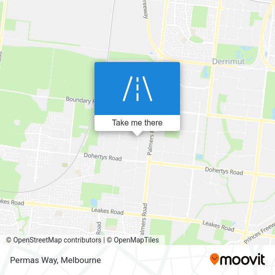 Permas Way map
