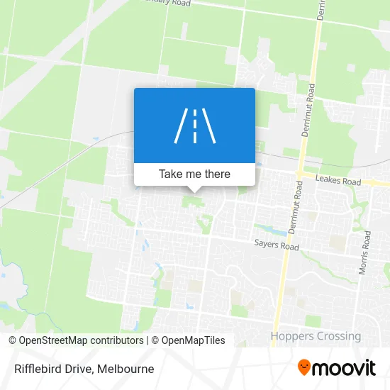 Mapa Rifflebird Drive