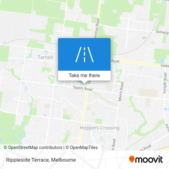 Mapa Rippleside Terrace