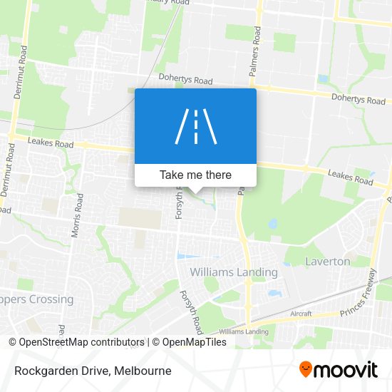 Rockgarden Drive map