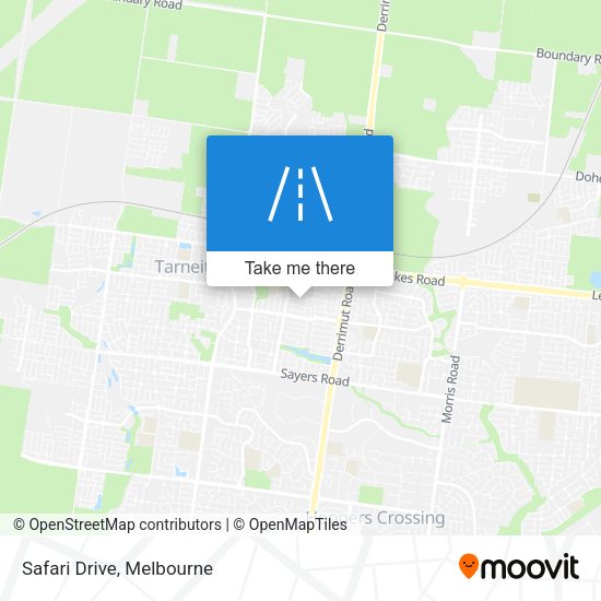 Safari Drive map