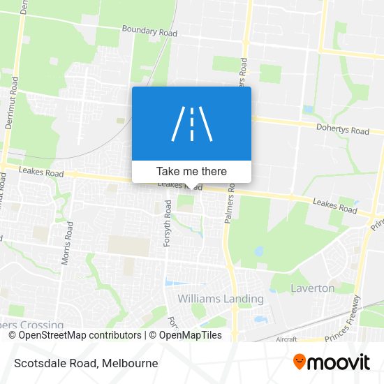 Scotsdale Road map