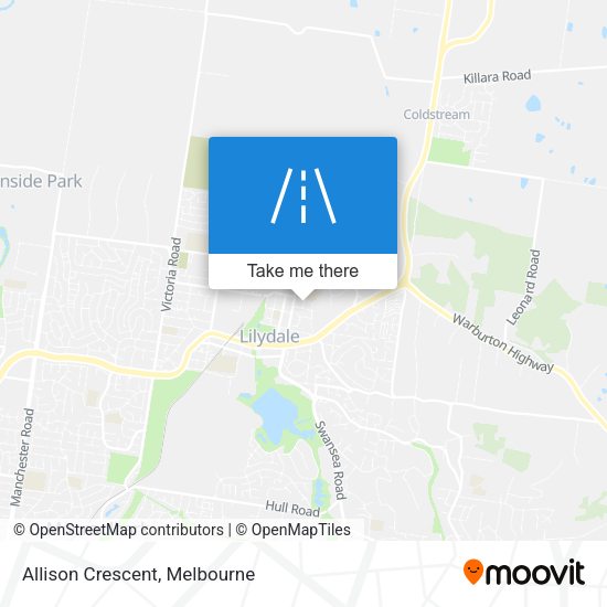 Allison Crescent map