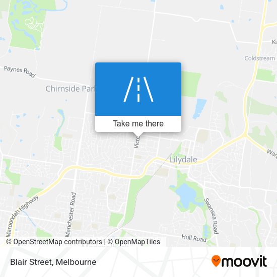 Blair Street map