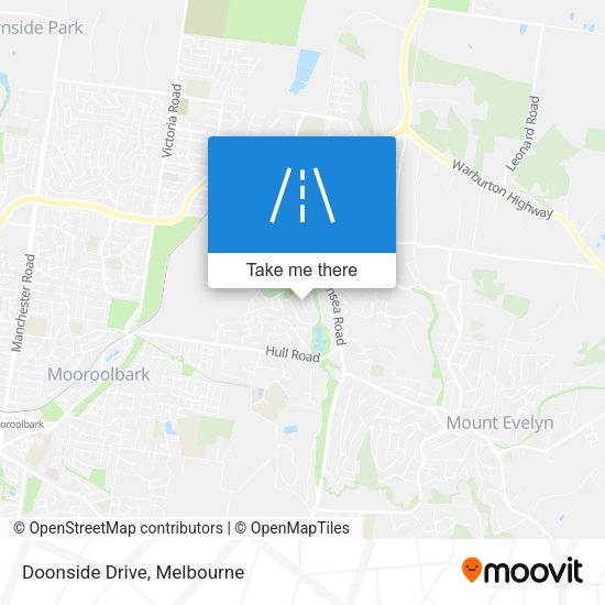 Doonside Drive map