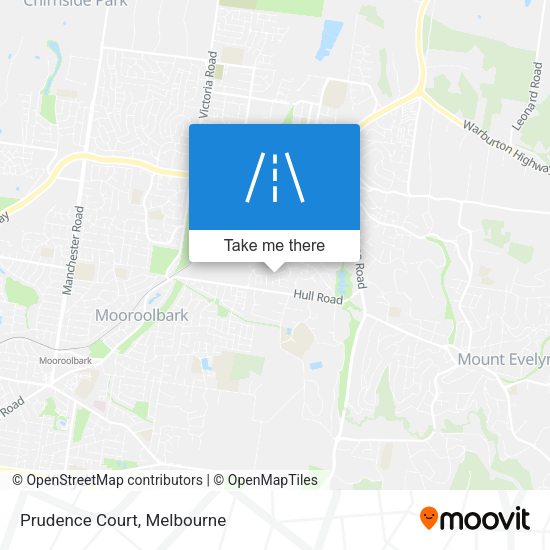 Prudence Court map