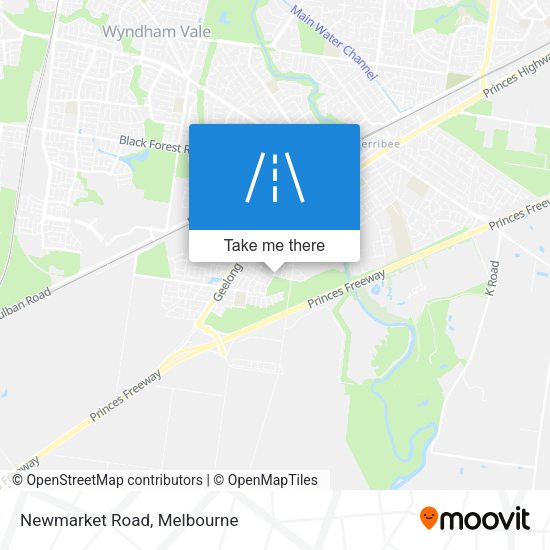 Newmarket Road map