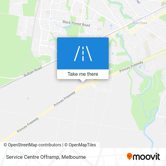 Service Centre Offramp map