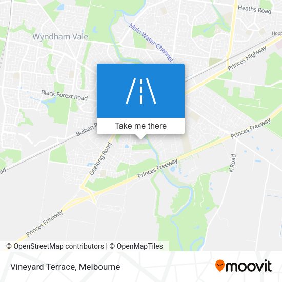 Vineyard Terrace map