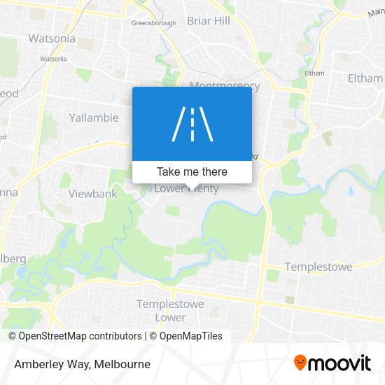 Amberley Way map
