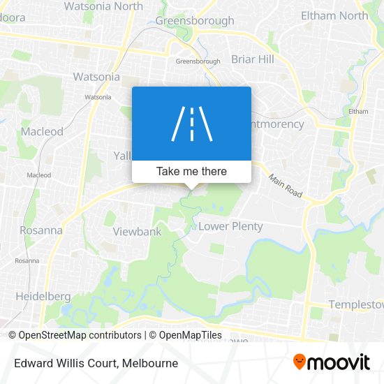 Edward Willis Court map