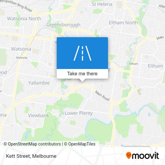Kett Street map