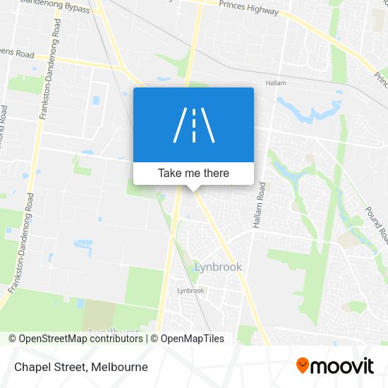 Chapel Street map