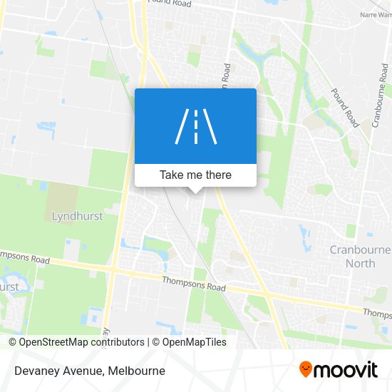 Devaney Avenue map