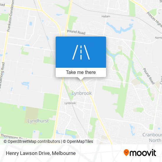 Mapa Henry Lawson Drive