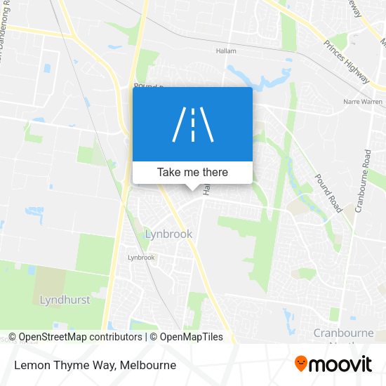 Lemon Thyme Way map
