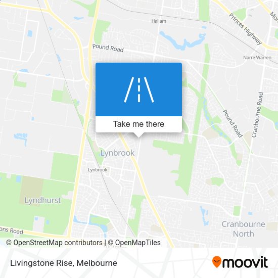 Livingstone Rise map