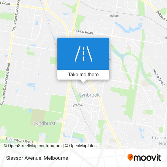 Slessor Avenue map
