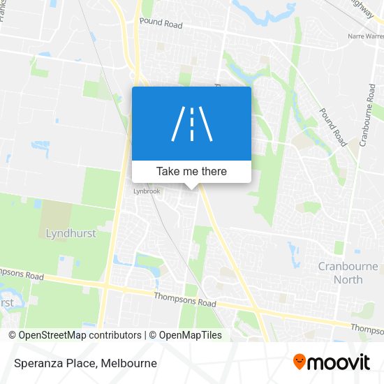 Speranza Place map