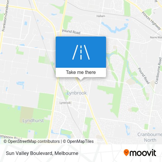 Sun Valley Boulevard map