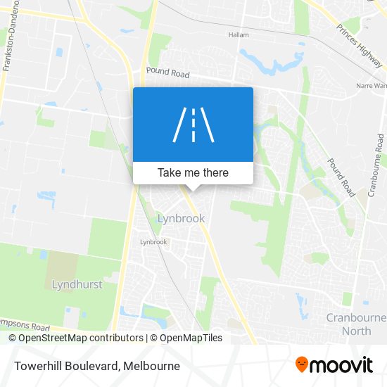 Towerhill Boulevard map