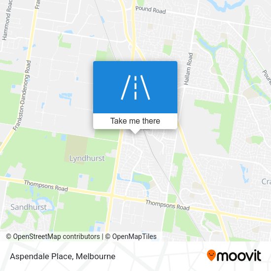 Aspendale Place map