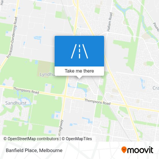 Banfield Place map