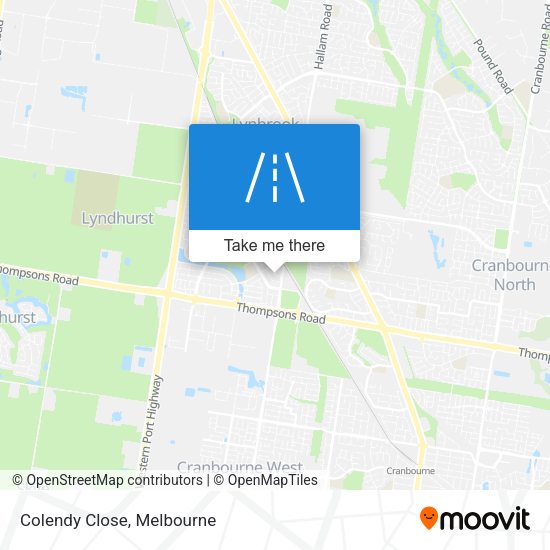 Colendy Close map