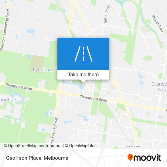 Geoffson Place map