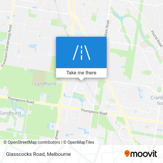 Glasscocks Road map