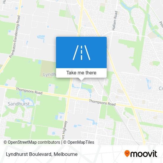 Lyndhurst Boulevard map
