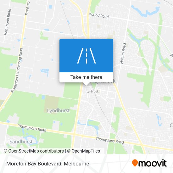 Moreton Bay Boulevard map