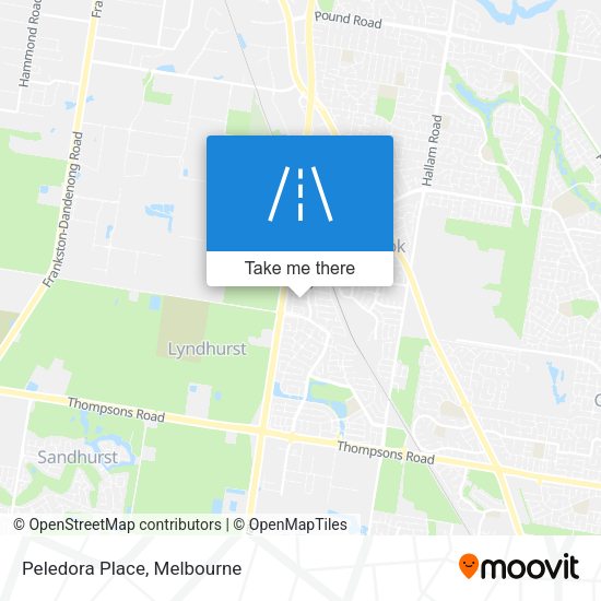 Peledora Place map