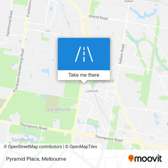 Pyramid Place map