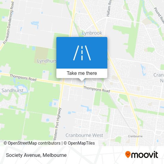 Society Avenue map