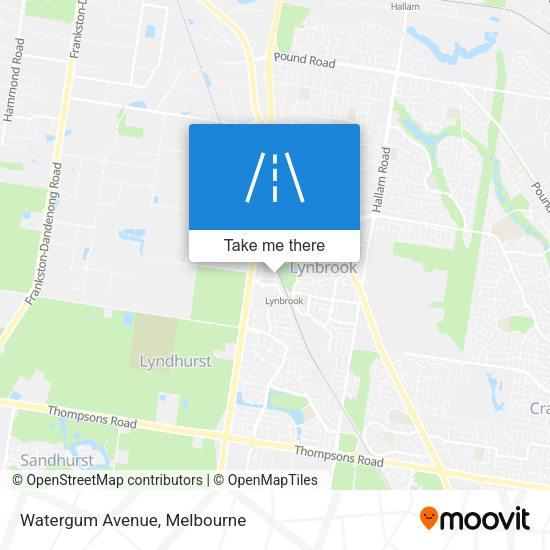 Watergum Avenue map